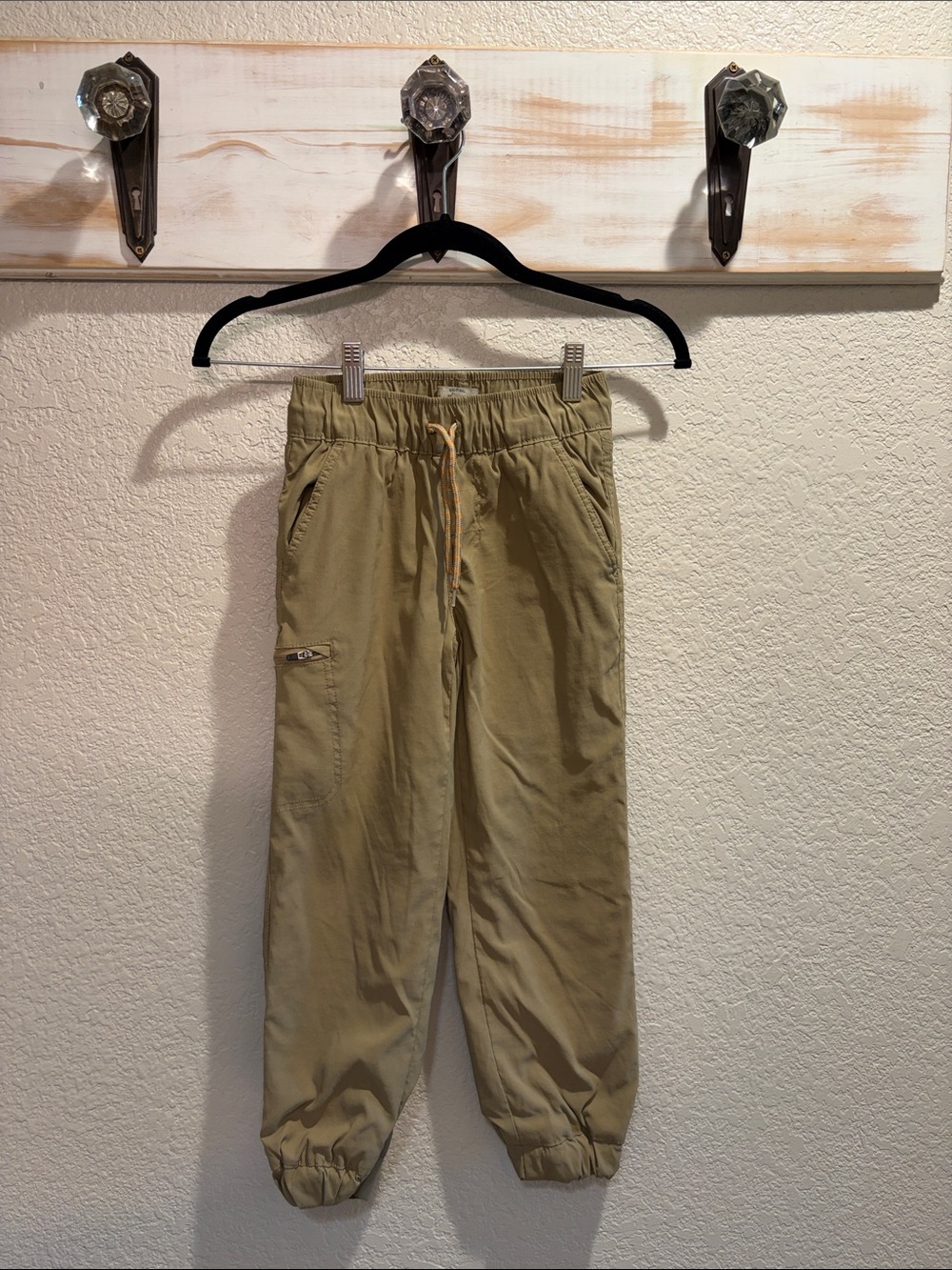 Weatherproof Kids Khaki Drawstring Jogger Pants